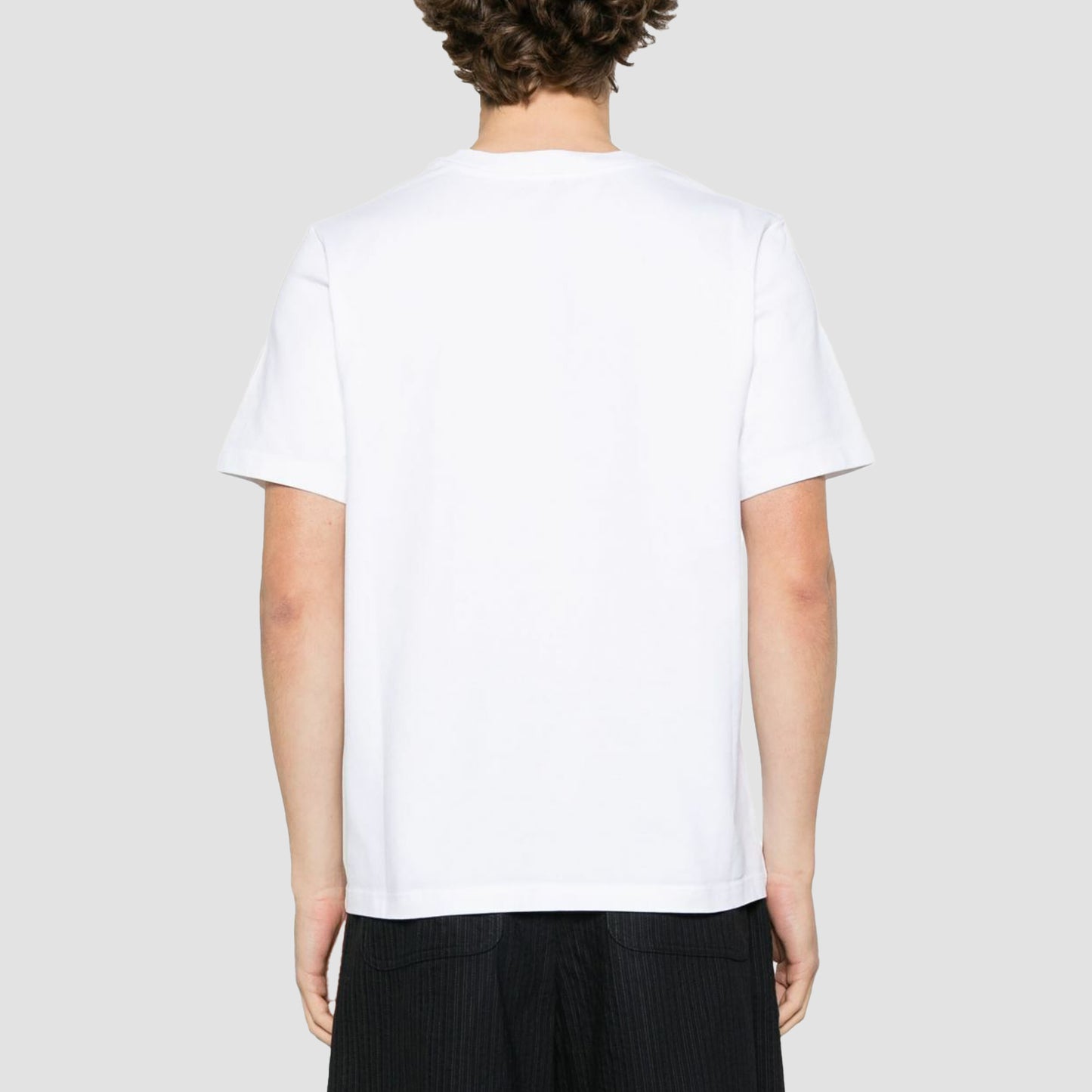 CASABLANCA TENNIS CLUB T-SHIRT WHITE/NAVY