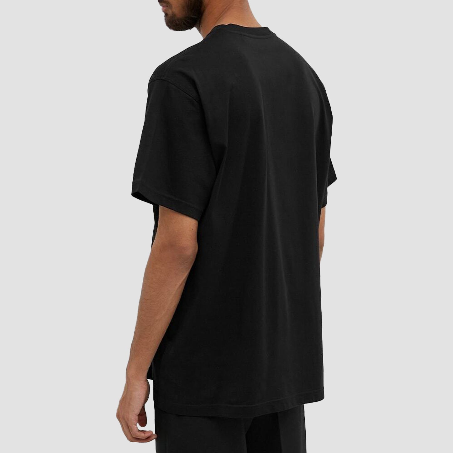 BURBERRY GLOBE T-SHRIT BLACK