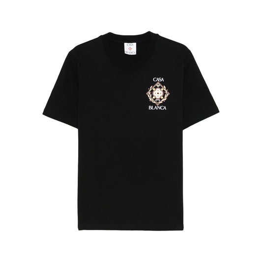 CASABLANCA DIAMOND T-SHIRT BLACK