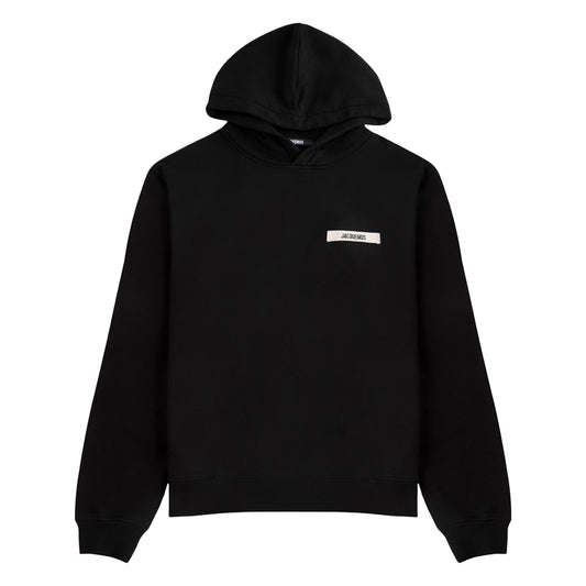 JACQUEMUS HOODIE BLACK