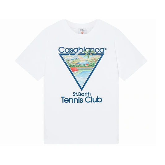 CASABLANCA ST BARTHS T-SHIRT WHITE